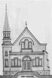 Architect’s proposed plan for the new church